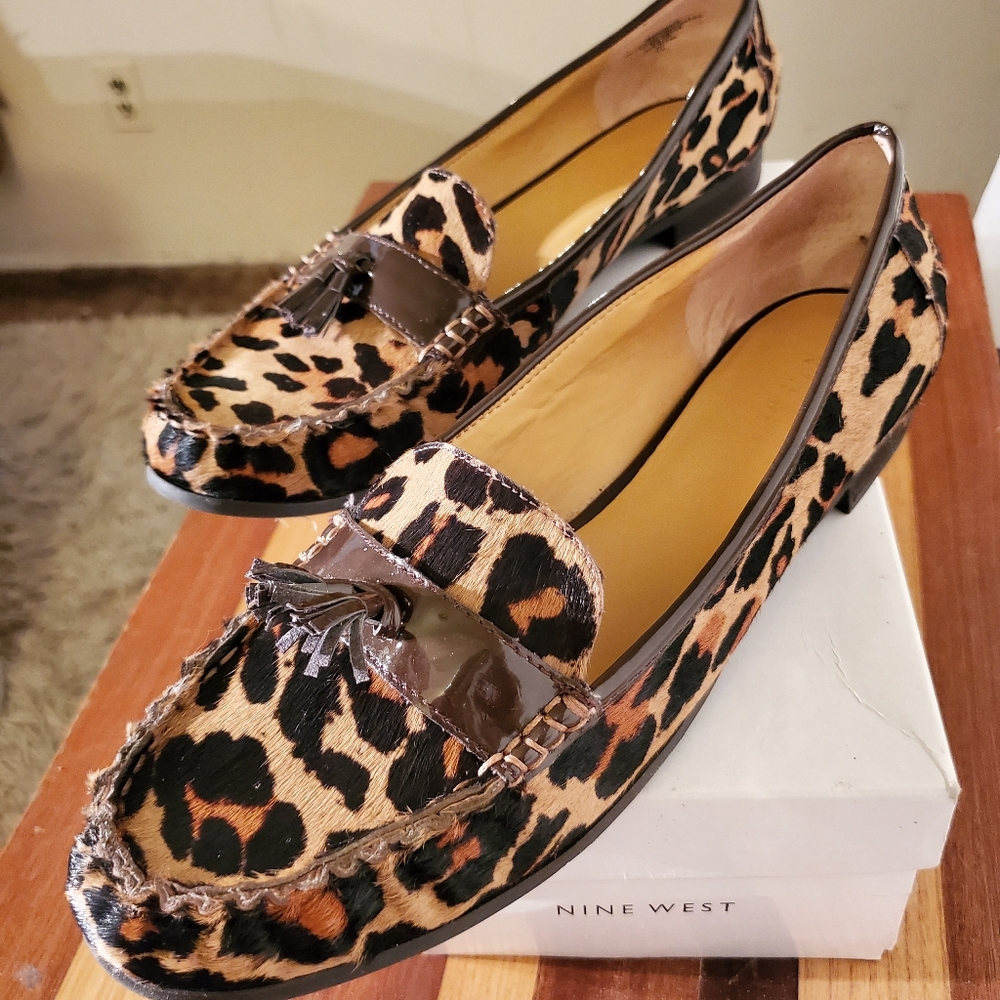 Nine West Calf Hair Loafer  NWOB Size 12 M